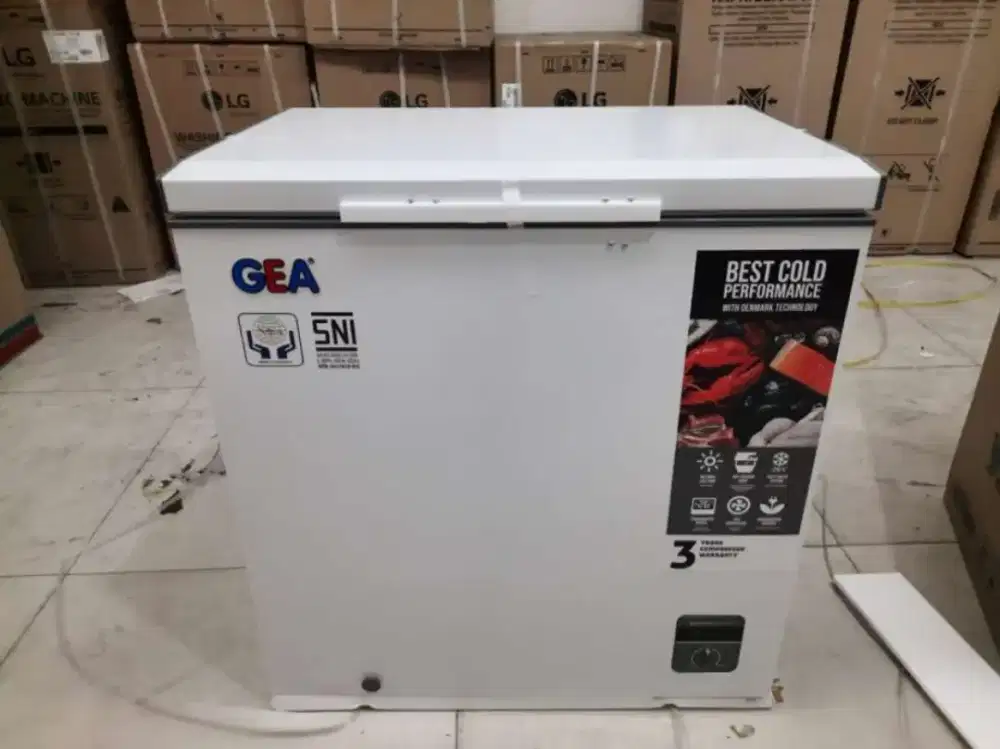FREEZER BOX GEA AB-208R BARU/NEW GARANSI RESMI 5 TAHUN
