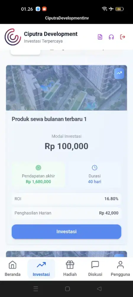 Cuan tambahan profit harian/bulanan