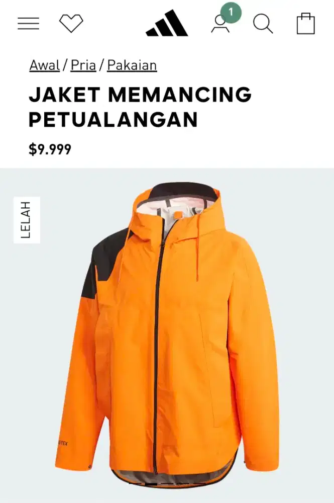 Adidas goretex fishing