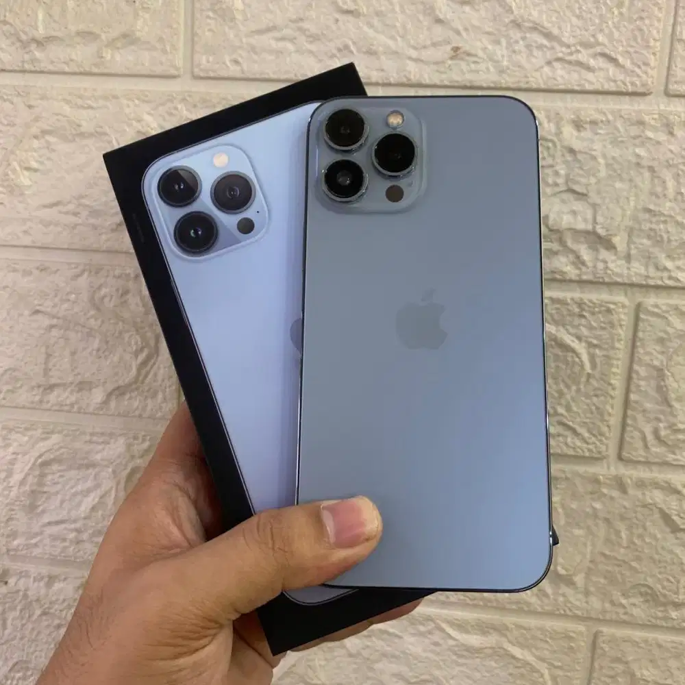 DI JUAL IPHONE 13 PROMAX 256 GB Siera blue Resmi iBox Best seller