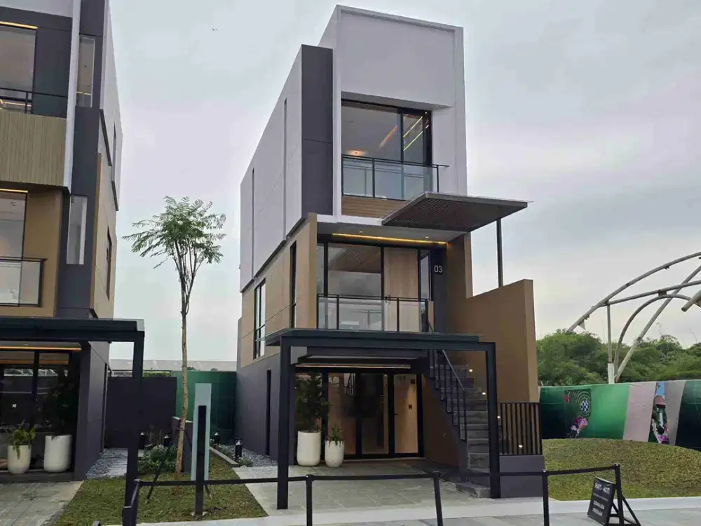 Rumah VIRAL 3 Lantai Park Serpong Tipe TreeTops Beverly FREE PPN 11%