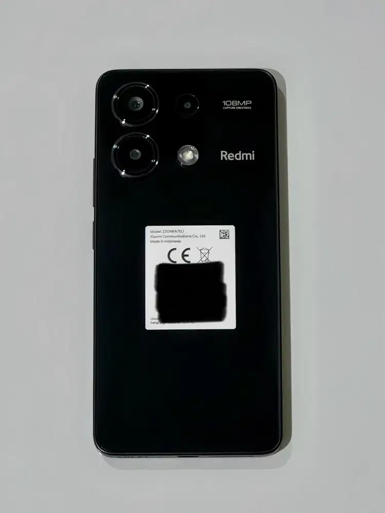 XIAOMI Redmi Note 13 8/256 GB Black Erafone Mulus 100%