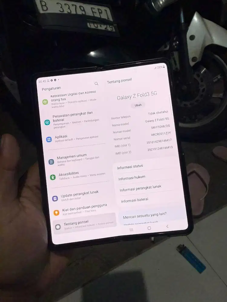 Samsung fold 3 512gb ex sein
