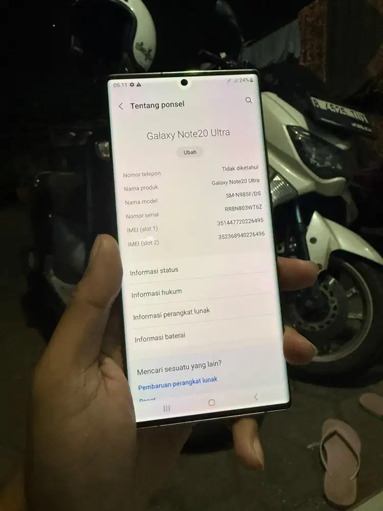 Samsung note 20 ultra 8/256gb sein