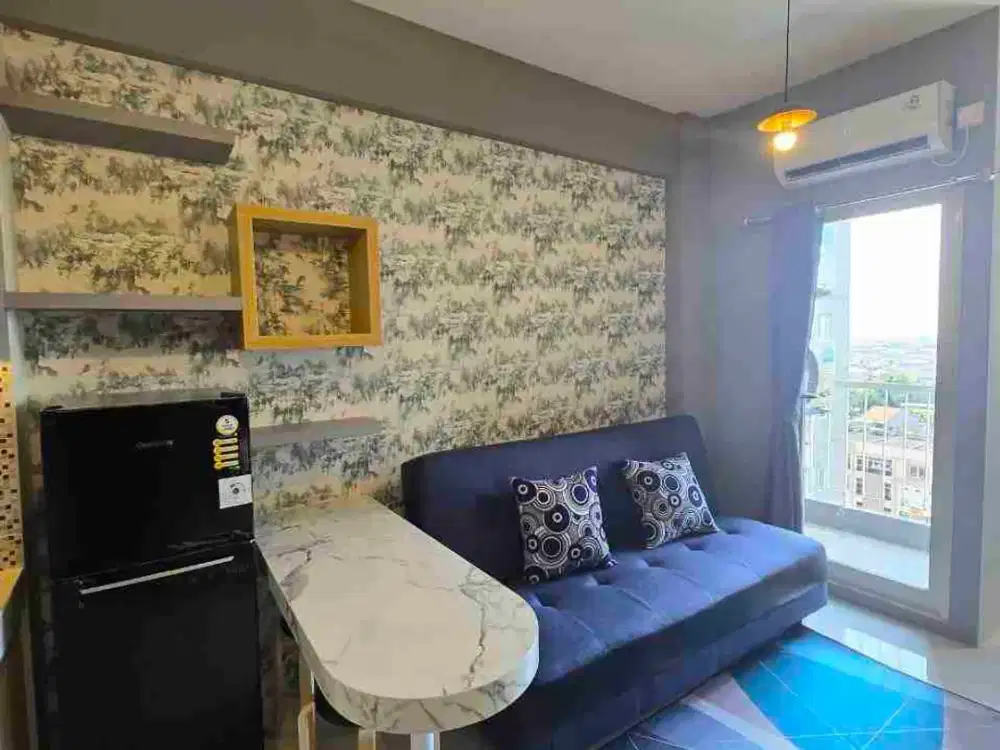 PUNCAK DHARMAHUSADA 2BR Lantai 7‼️ Apartemen Full Furnish Baru Gress dekat Unair C