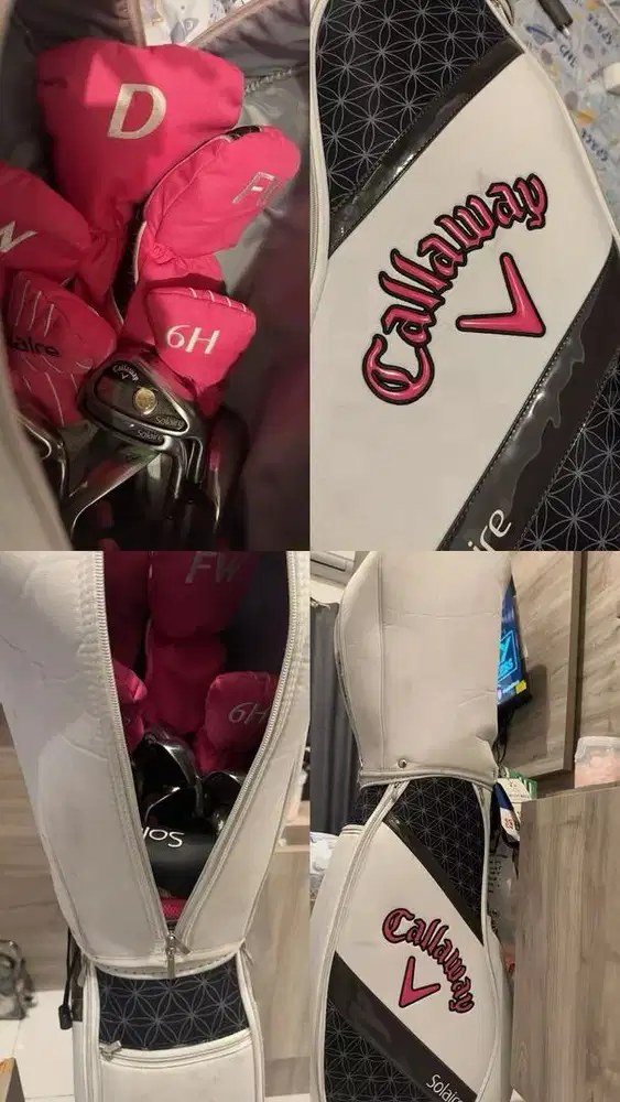 Stik Golf callaway solaire set pink