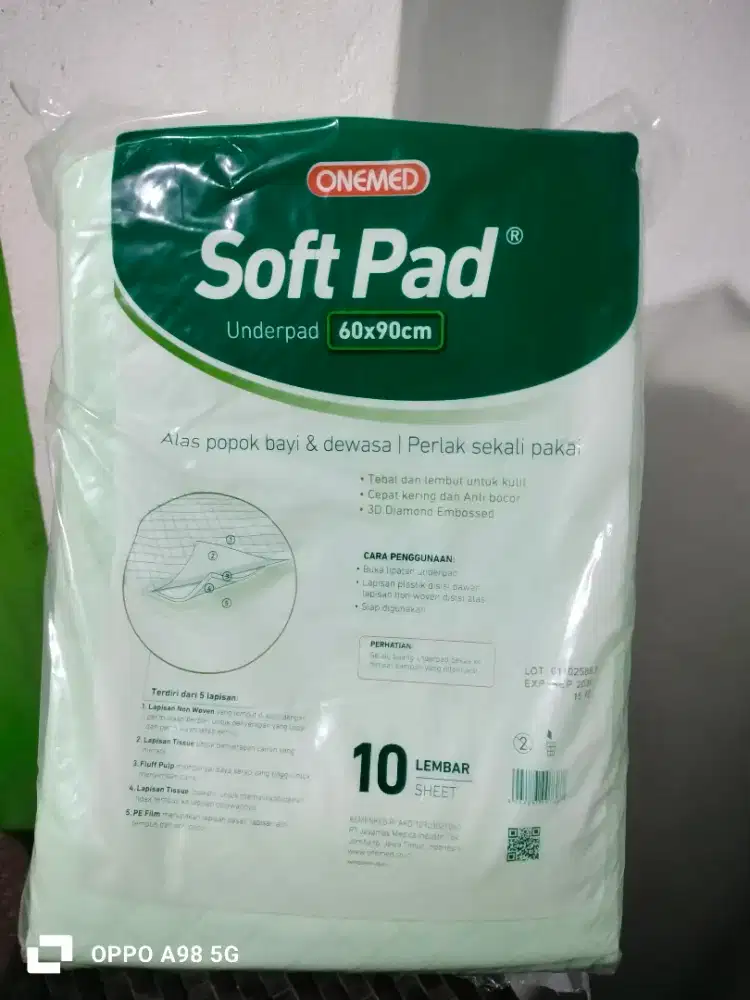 Perlak bayi/underpade