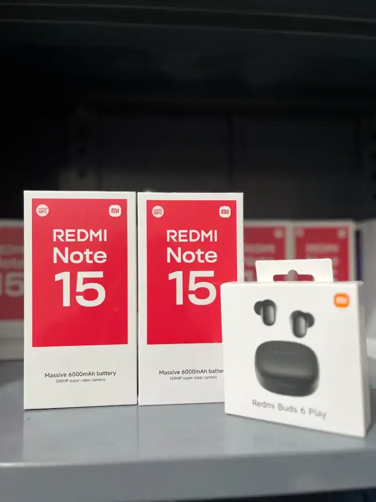 NEW REDMI NOTE 15 SERIES GARANSI RESMI XIAOMI INDONESIA!!