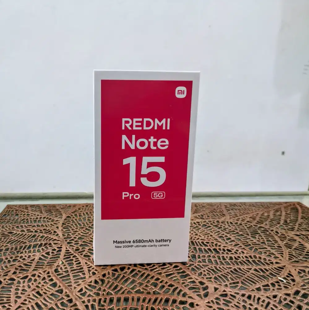 Redmi Note 15 Pro 5G 12/512GB - Segel/BNIB | Garansi Resmi Indonesia