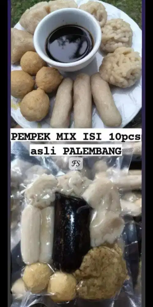 Pempek palembang mix 10pcs