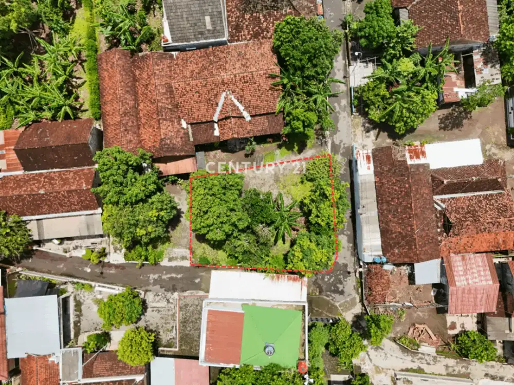 Tanah Pekarangan 299m2 Posisi Hook Dekat Tol Prambanan