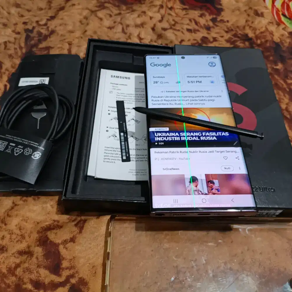 Samsung S22 Ultra. Ram 12/256