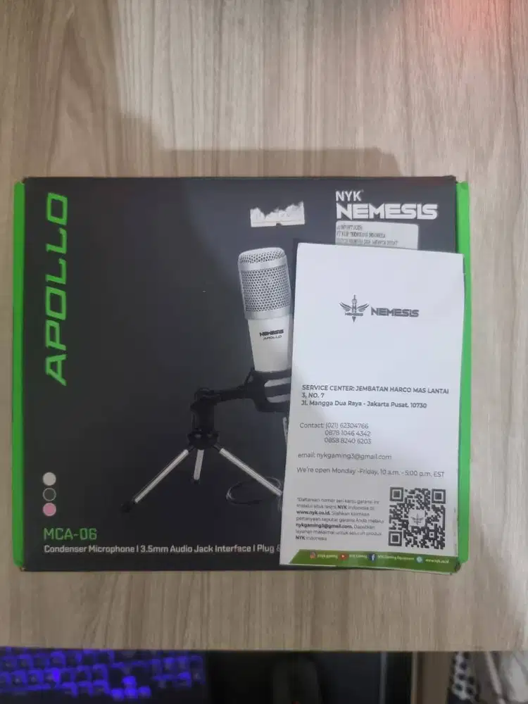 Microphone Bekas (tidak pernah terpakai) NYK Nemesis MCA-06 Apollo
