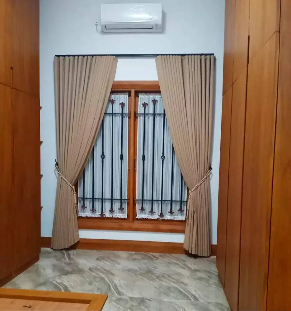 Cod Gorden Blackout Pasang Skat Klinik Hordeng Pintu Gordyn Vitrase