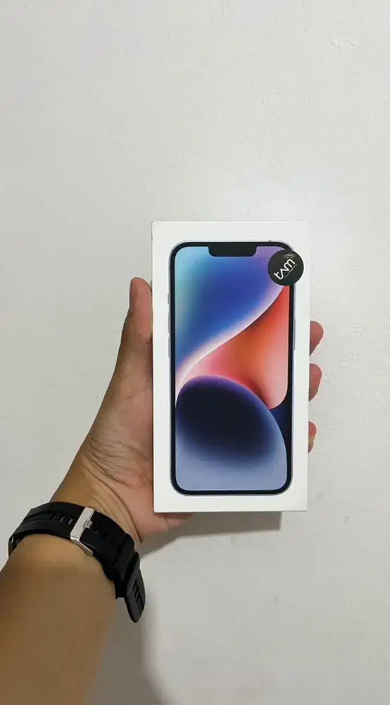 New segel iPhone 14 128gb blue garansi iBox