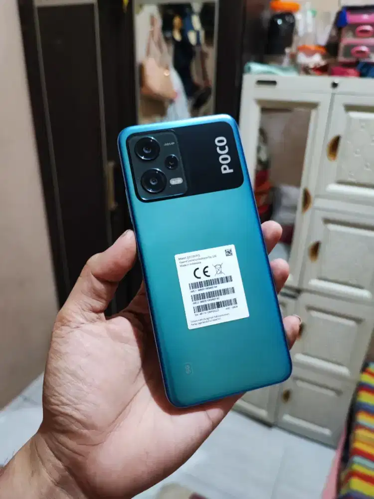 Poco X5 5G blue fullset like new