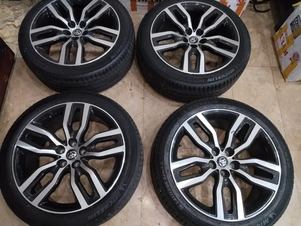 Velg 20 rav predator + ban michellin latitude sport kondisi 90%