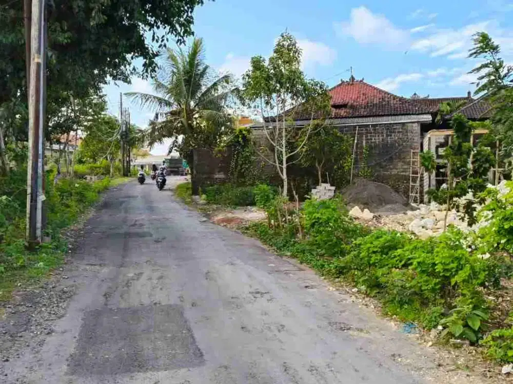 Di Jual Tanah SHM 200m2 siap bangun lokasi strategis dekat pantai Pandawa Jimbaran