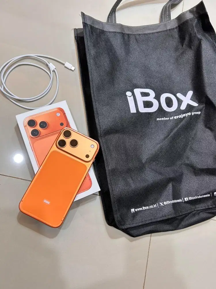 Iphone 17 Pro Max 1 TB Ibox, Fullset Dengan Nota,BH 100%, Siklus 187