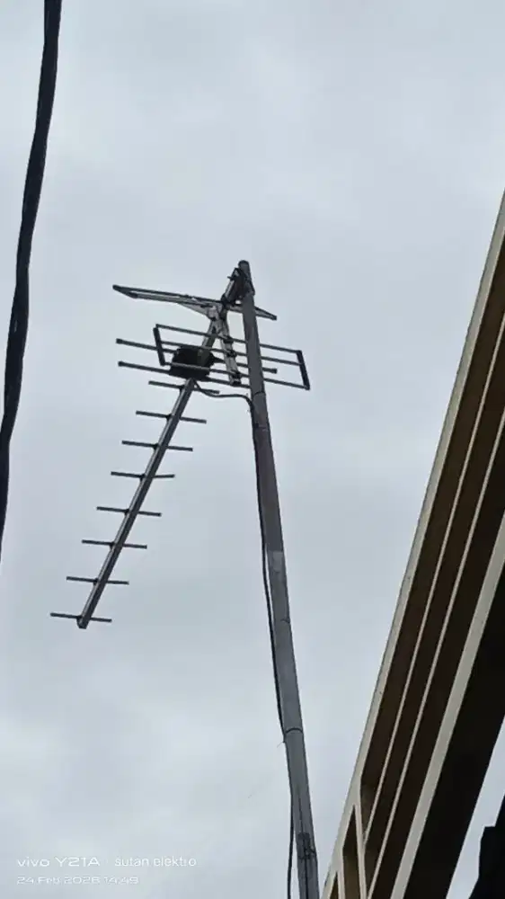 Tes pemasangan Antenna tv digital, siaran cakep jernih