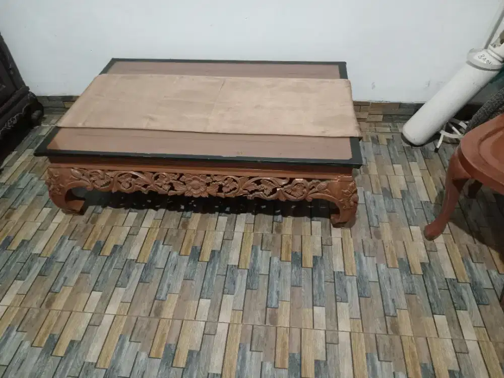 Jual meja kayu jati bekas
