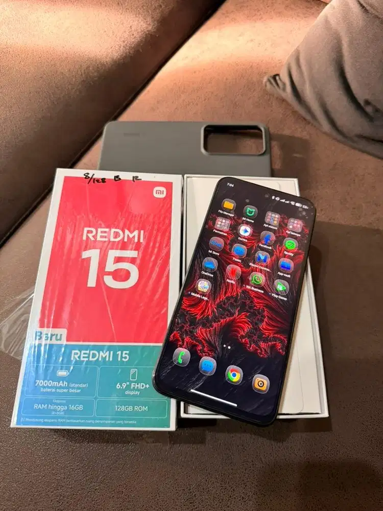Redmi 15 mulus like new garansi panjang