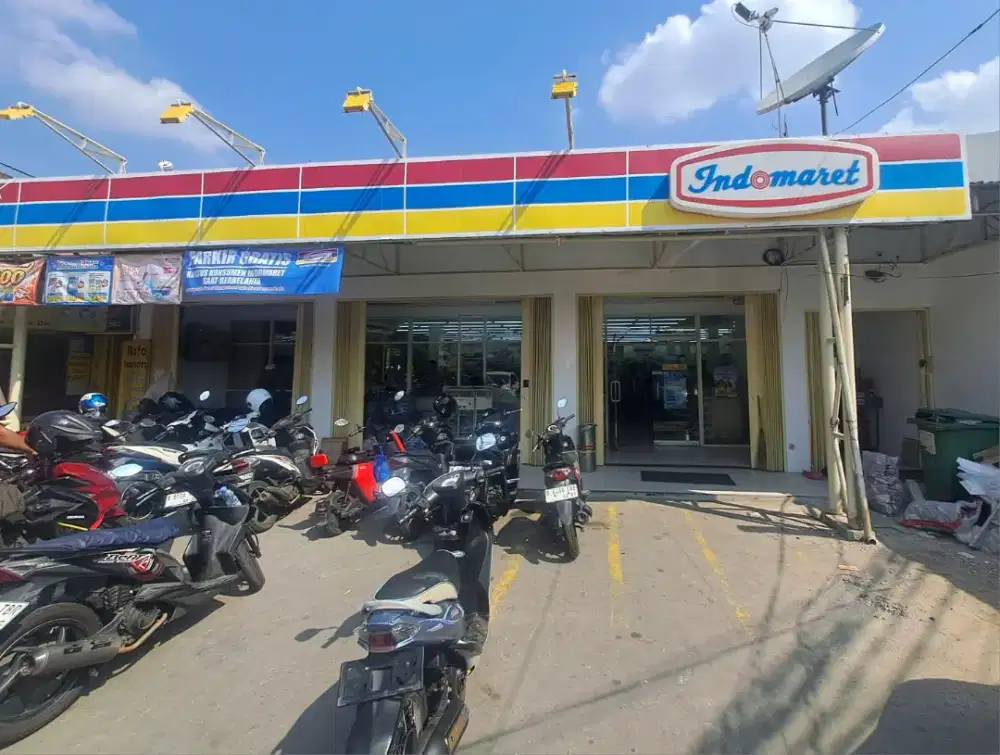 Di jual cepat tanah dan bangunan indomaret point cijantung