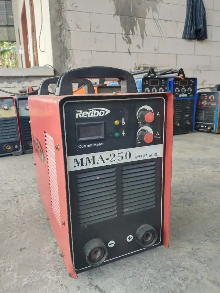 Mesin las bekas MMA 250A 3 phase redbo bekas SMAW STIK Listrik