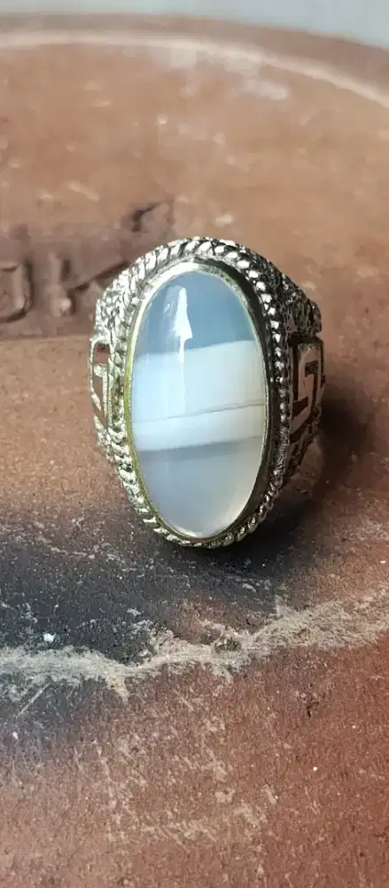 Akik motif kendit jadul kuno dan antik