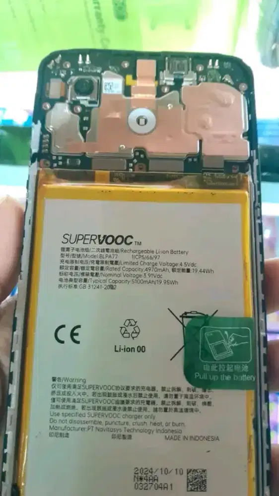 PCB MESIN OPPO A3X ORI CABUTAN NORMAL NO MINUS
