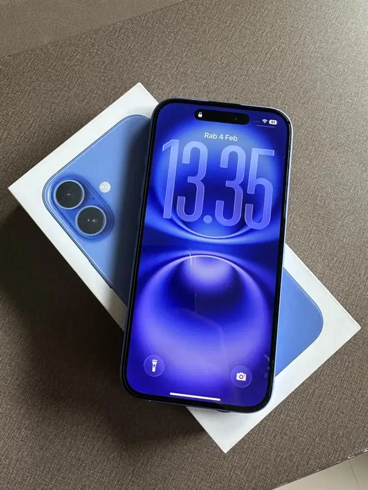 iPhone 16 128 Gb Ultramarine Garansi Resmi Digimap BH 100