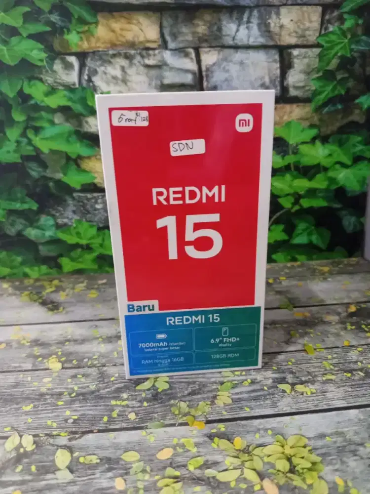 REDMI 15 8/256 Hari ini diskon 3%