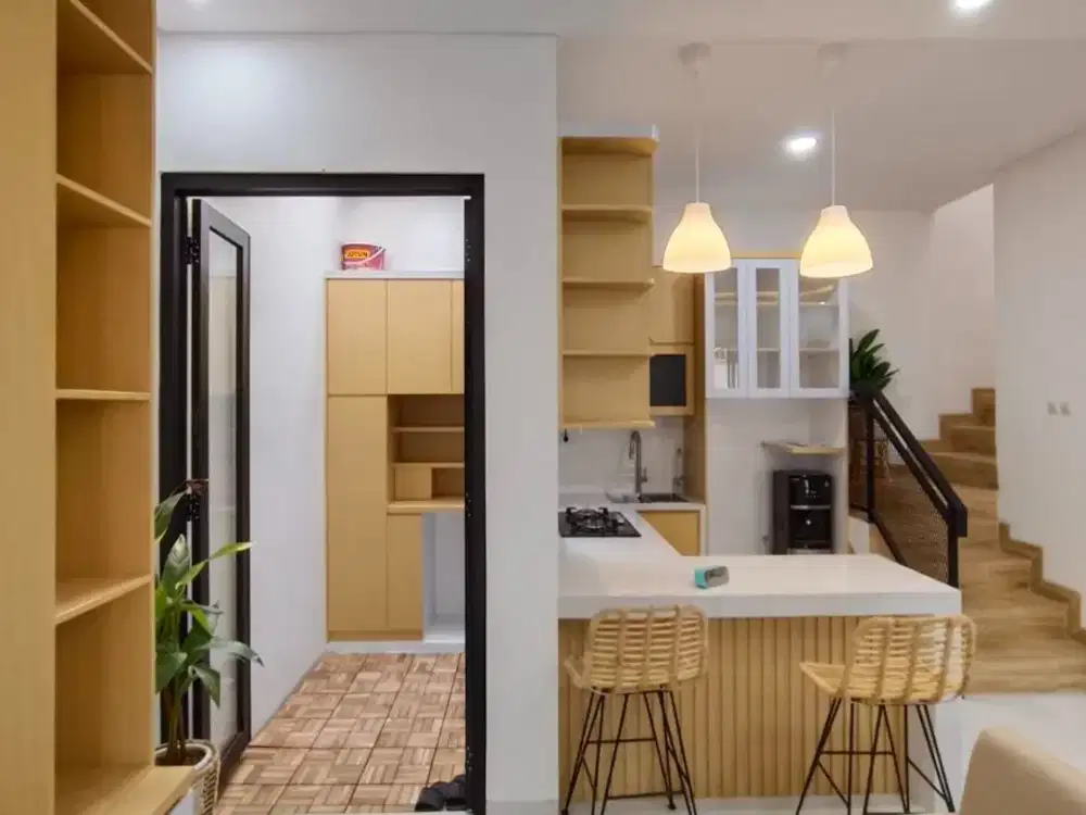 Skandinavian cluster samping masjid kubah emas meruyumg limo depok