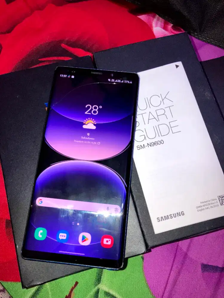 Samsung note 9 fullset