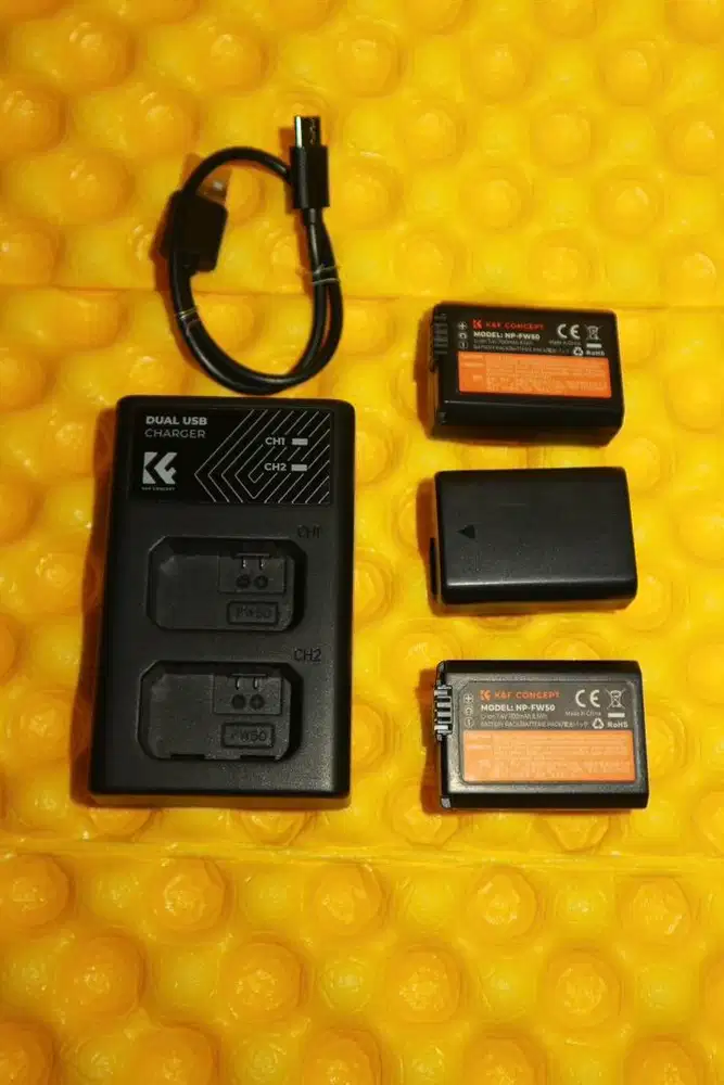 Batrai K&f NP-FW50 harga NET