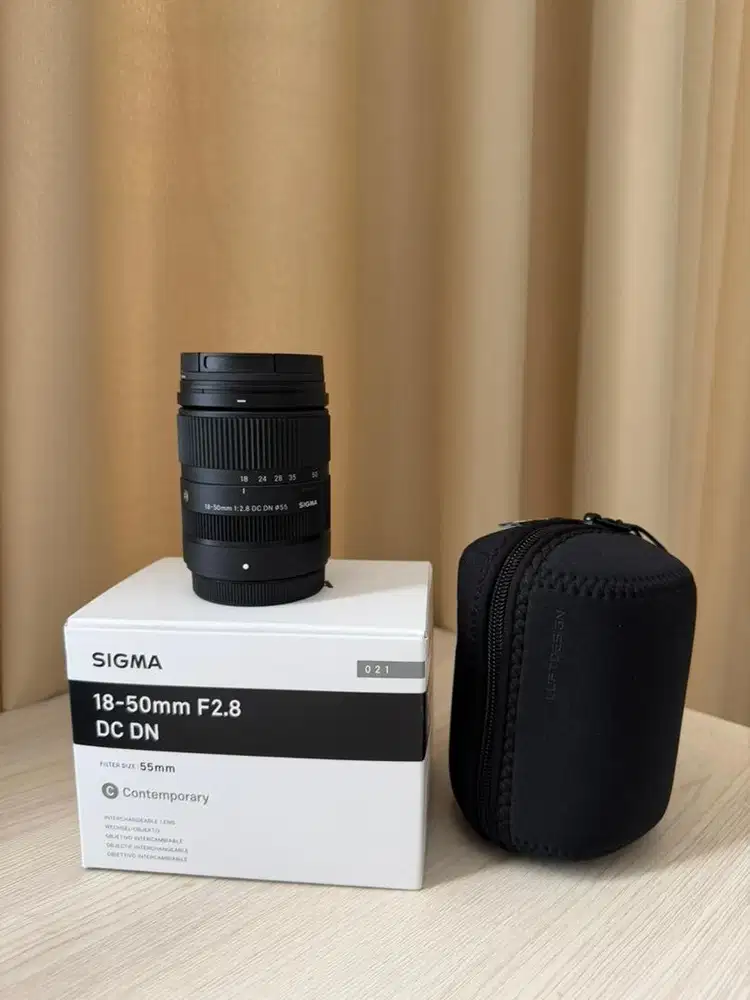 Lensa sigma 18-50mm F2.8 DC DN fujifilm