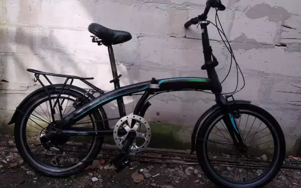 Jual sepeda lipat size20 TURANZA lokasi cilebut central bogor
