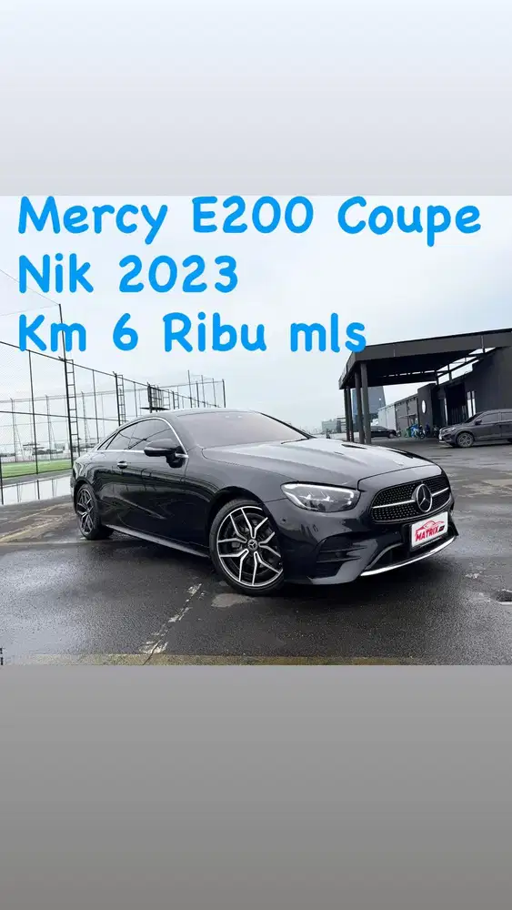 Mercy E200 Coupe Nik 2023 facelift Black on black Siap pakai