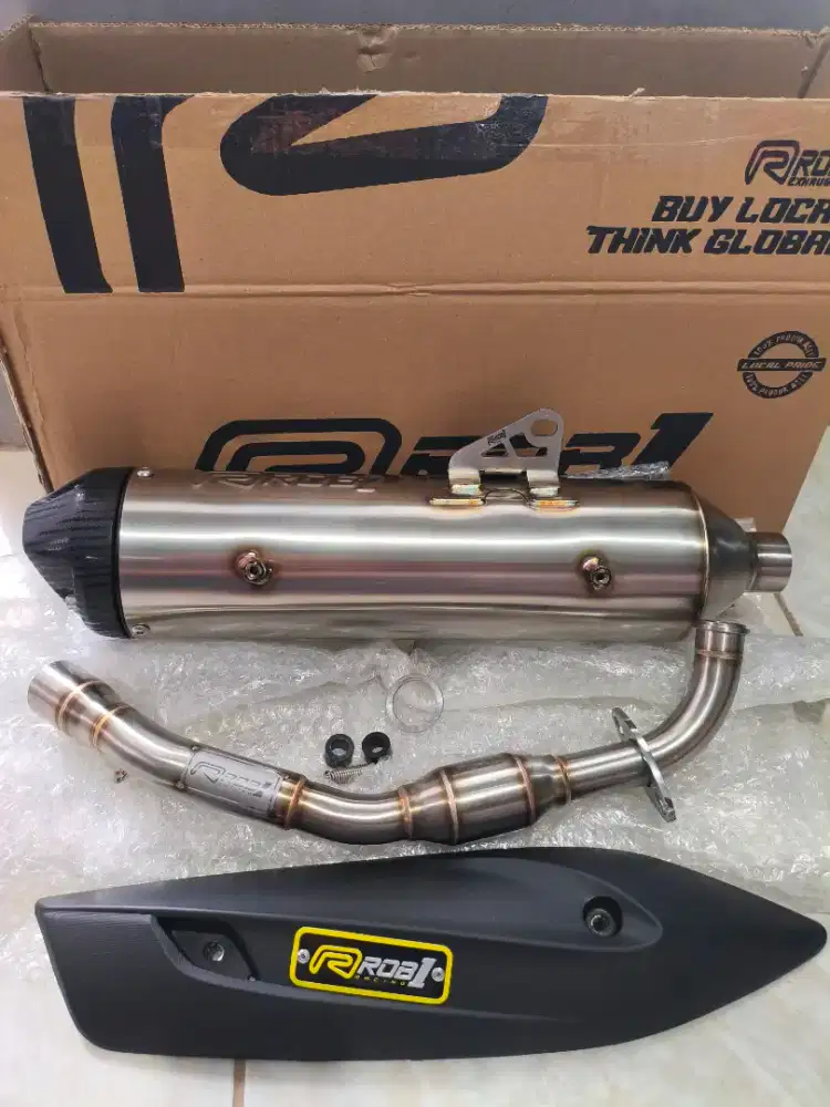 Knalpot Motor Rob1 Cup V Nmax Turbo / Neo Stock Baru