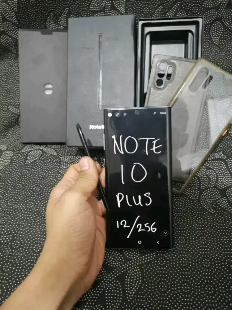 LCD/FRAME SAMSUNG NOTE 10 BIASA/PLUS NORMAL ORI