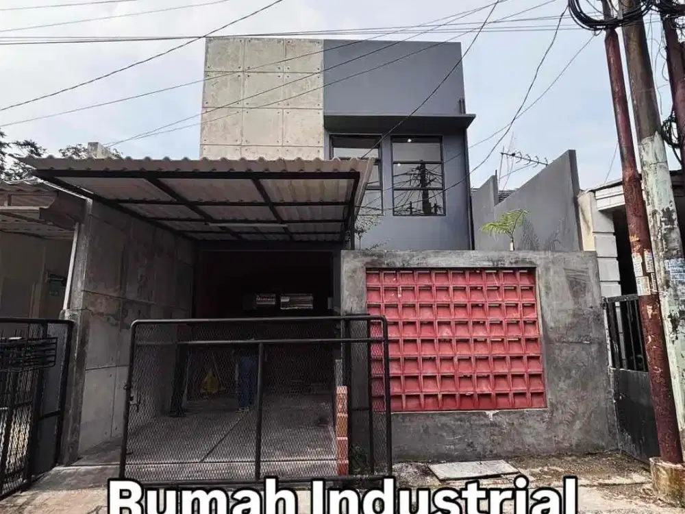 RUMAH KONSEP INDUSTRIAL DI NUSA LOKA BSD