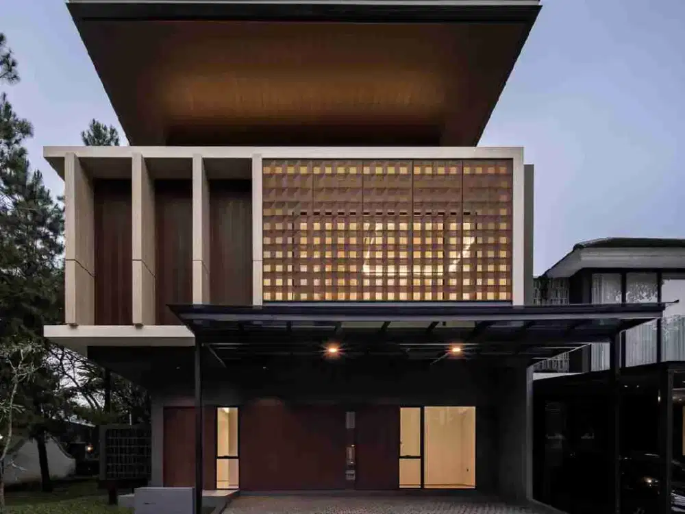 Rumah Brand New Contemporary Tropical Design Foresta Fresco Aria