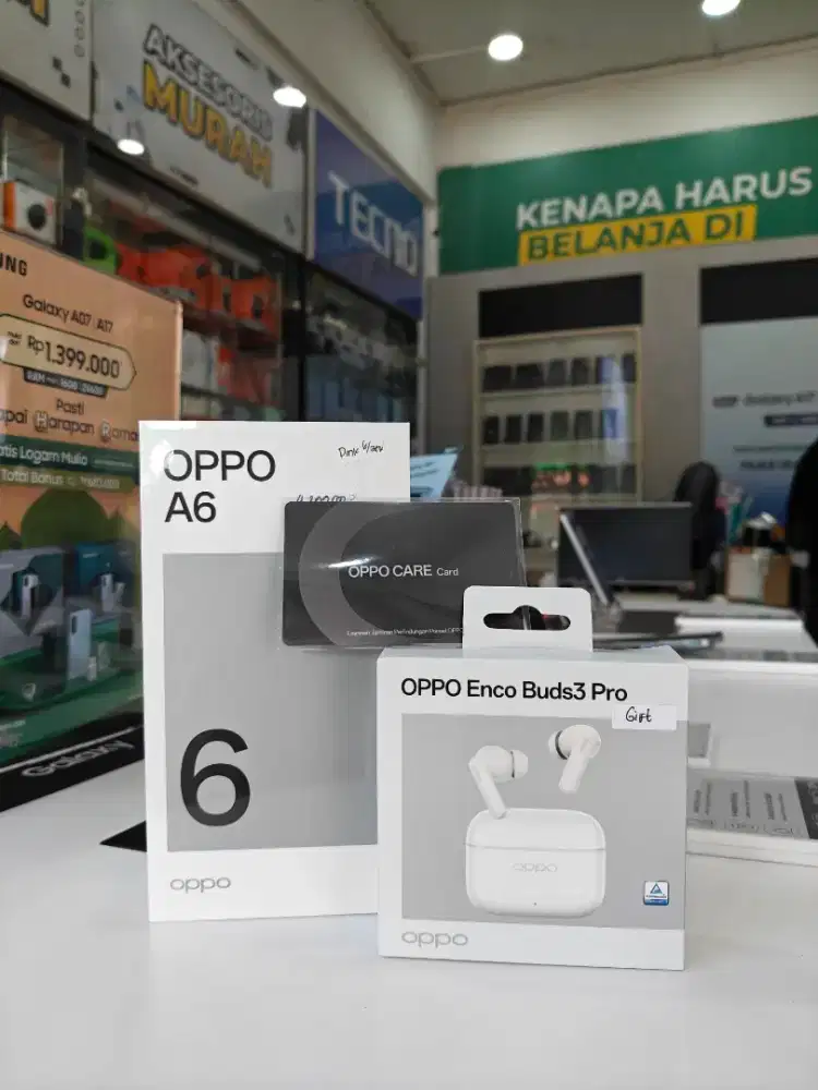 OPPO A6 SERIES DISKON 699K FREE TWS BLUTOOTH & GARANSI LAYAR