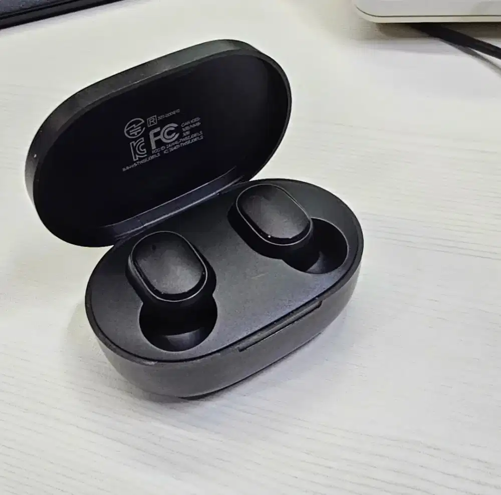 Teman Mudik Original TWS Mi True Wireless Basic 2 Batre Awet Like New