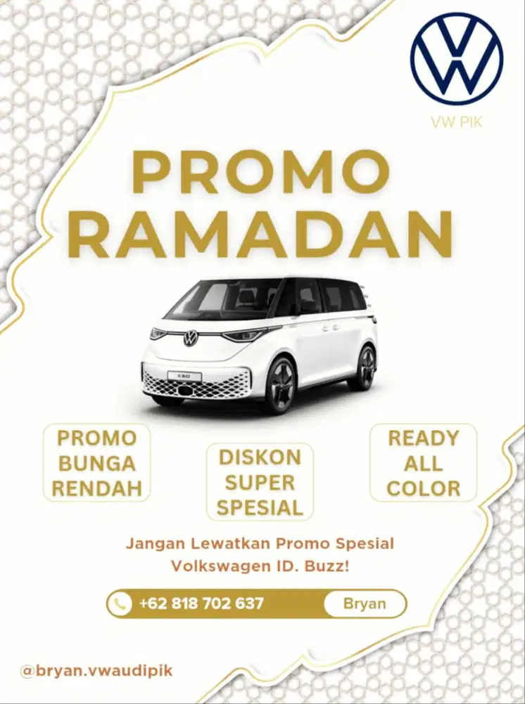 Promo Ramadan Diskon Menarik Ready Stock VW ID Buzz /Business Edition