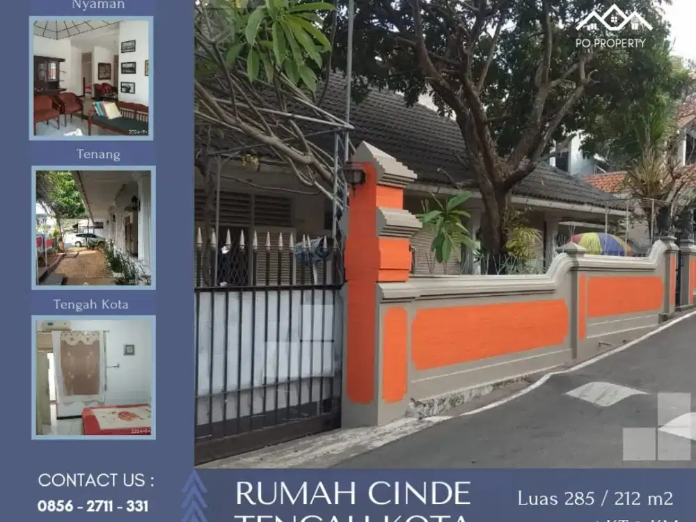 Rumah Asri Arsitektur Kolonial – Tengah Kota Semarang, Full Furnished