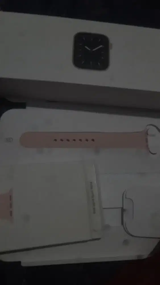 Strap Apple Watch Pink Sand Original bawaan Box