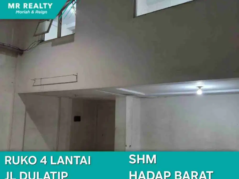 ruko strategis dijual 4 lantai jalan dulatip andir bandung