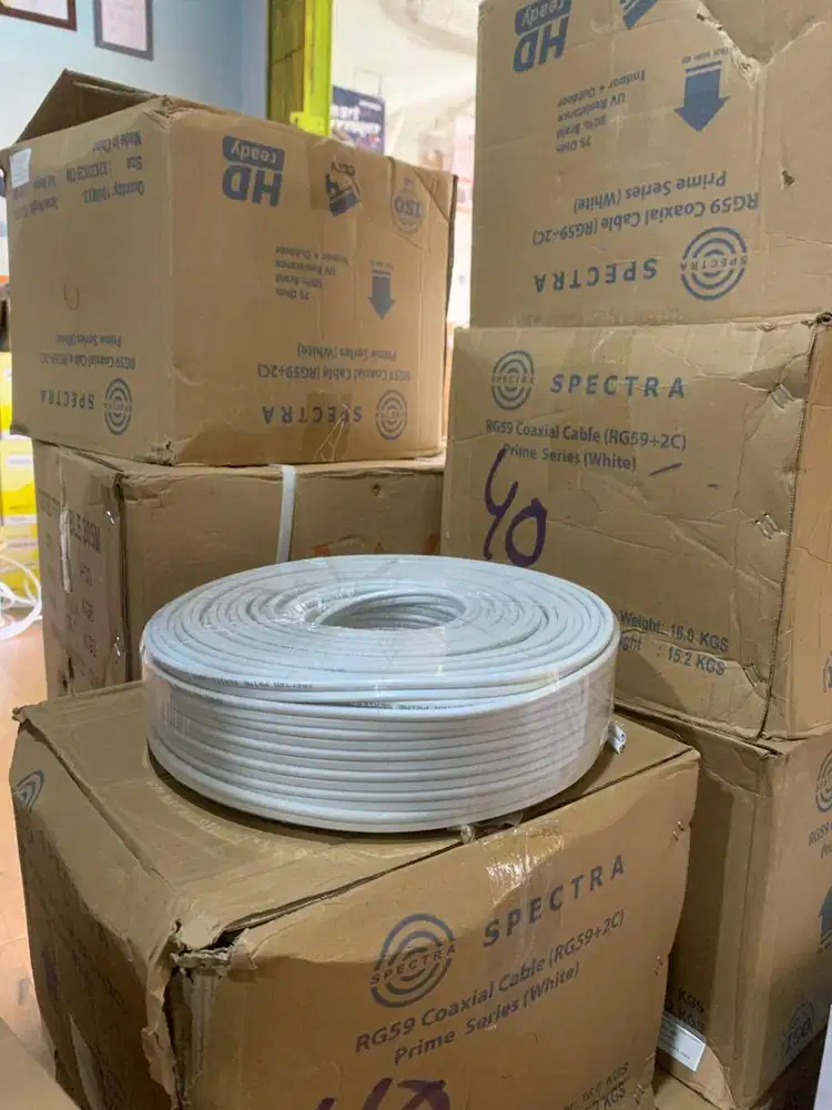 KABEL CCTV / COAXIAL  RG59 +2C (1ROLL / 100METER)