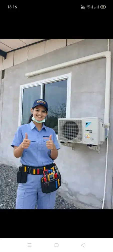 Jasa servis AC kulkas mesin cuci kompa air dll bergaransi